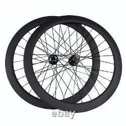 Road Bike Carbon Wheels Disc Brake 23/25mm20mm Cyclocross Bike Wheelset Tubular