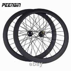 Road Bike Carbon Wheels Disc Brake 23/25mm20mm Cyclocross Bike Wheelset Tubular