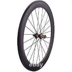Road Bike Carbon Wheels U Shape Width 25mm Tubuless Rims Bicycle Wheelset