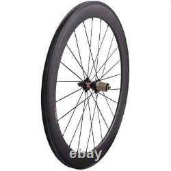 Road Bike Carbon Wheels U Shape Width 25mm Tubuless Rims Bicycle Wheelset