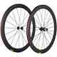 Road Bike Carbon Wheelset 23mm Width 50mm Depth Clincher Ud Matte Bicycle Wheels