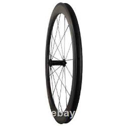 Road Bike Carbon Wheelset 700c 25mm Width Rim Brake Clincher/Tubeless 20 24Holes