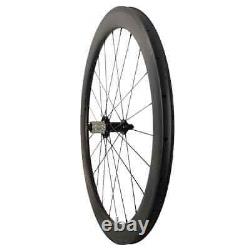 Road Bike Carbon Wheelset 700c 25mm Width Rim Brake Clincher/Tubeless 20 24Holes