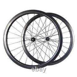 Road Bike Carbon Wheelset 700c 35/38/45/50mm Depth 25mm Width Clincher Tubeless