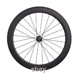 Road Bike Carbon Wheelset Depth 60mm Width 25mm Clincher Tubular Bicycle Wheels