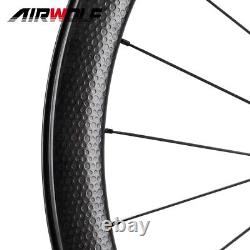 Road Bike Dimple Wheels Carbon Bicycle Wheelset DT350 Hub 9-12s for Shimano SRAM