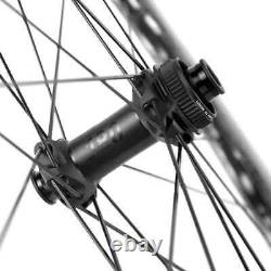Road Bike Disc Braket Center Lock Straight Pull Hub Carbon Wheels 35/47/50/62mm