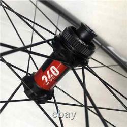Road Bike Disc Braket Center Lock Straight Pull Hub Carbon Wheels 35/47/50/62mm