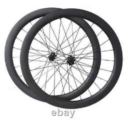 Road Bike Disc Braket Center Lock Straight Pull Hub Carbon Wheels 35/47/50/62mm