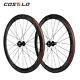Road Bike Thru Axle Carbon Wheel 50mm Clincher Tubuless Tubular Bicycle Wheelset