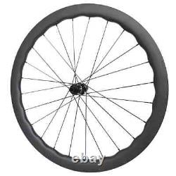 Road Bike Wave Carbon Wheels 700C 45 5028mm Disc Brake Wheelset 36T Ratchet