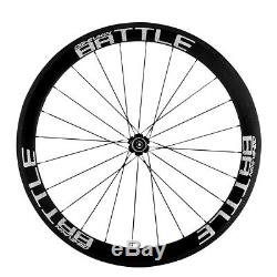 Road Bike Wheels 50mm Depth 25mm V-Brake 700C Carbon Clincher Bicycle Wheelset