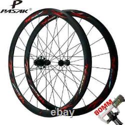 Road Bike Wheels 700C 40mm Clincher 11/12 Speed Rim C/V Brake Bicycle Wheelset