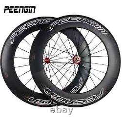 Road Bike Wheels Carbon Fiber Wheelset For Tubular Aero Clincher Rim Cycle Parts