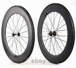 Road Bike Wheels Carbon Fiber Wheelset For Tubular Aero Clincher Rim Cycle Parts