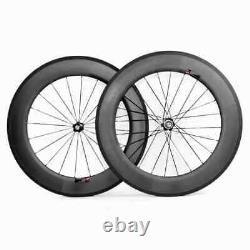 Road Bike Wheels Carbon Fiber Wheelset For Tubular Aero Clincher Rim Cycle Parts