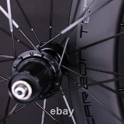 Road Bike Wheels Carbon Wheelset Clincher Matt 700C Quickly Release Rim Brak
