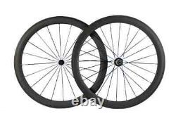 Road Bike Wheels Depth 50mm Clincher Disc Brake Carbon Fiber Bicycle Wheelset