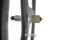 Road Bike Wheels Depth 56mm Width 23mm 700C 3 Spoke Clincher Carbon Wheelset