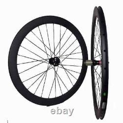 Road Bike Wheelset 700C 2550mm Disc Brake Carbon Wheels with Novatec Hubs