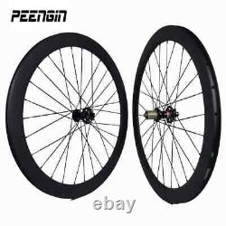 Road Bike Wheelset 700C 2550mm Disc Brake Carbon Wheels with Novatec Hubs