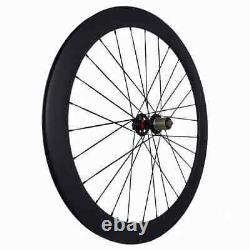Road Bike Wheelset 700C 2550mm Disc Brake Carbon Wheels with Novatec Hubs