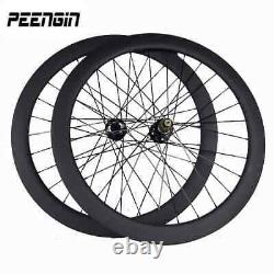 Road Bike Wheelset 700C 2550mm Disc Brake Carbon Wheels with Novatec Hubs