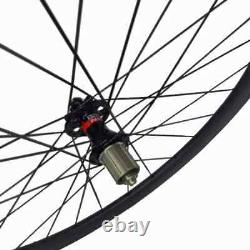 Road Bike Wheelset 700C 2550mm Disc Brake Carbon Wheels with Novatec Hubs