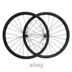 Road Bike Wheelset 700C 30 35 38 X 25mm Clincher Tubular Carbon Wheels UD Matte