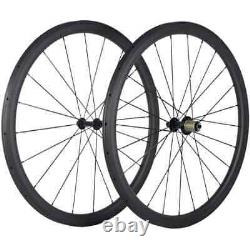 Road Bike Wheelset Carbon Wheels 38mm Depth 25mm Width Tubular Bicycle Wheels