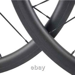 Road Bike Wheelset Carbon Wheels 38mm Depth 25mm Width Tubular Bicycle Wheels