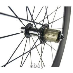 Road Bike Wheelset Clincher Rim Depth 88mm Width 20.5mm Carbon Fiber Wheels