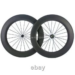 Road Bike Wheelset Clincher Rim Depth 88mm Width 20.5mm Carbon Fiber Wheels