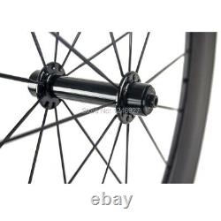 Road Bike Wheelset Clincher Rim Depth 88mm Width 20.5mm Carbon Fiber Wheels