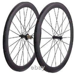 Road Bike Wheelset Depth 50mm Width 25mm Tubuless 700C Full Carbon Wheels