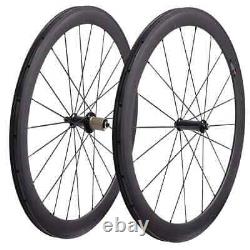 Road Bike Wheelset Depth 50mm Width 25mm Tubuless 700C Full Carbon Wheels