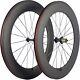 Road Bike Wheelset Depth 88mm Clincher Carbon Racing Bike Wheels 3k Matte