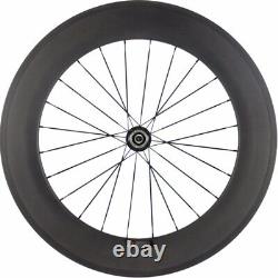 Road Bike Wheelset Depth 88mm Clincher Carbon Racing Bike Wheels 3K Matte