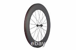 Road Bike Wheelset Depth 88mm Clincher Carbon Racing Bike Wheels 3K Matte