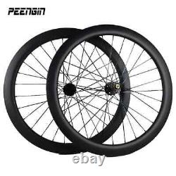 Road Cyclocross Bike 700C 5028mm Carbon Disc Brake Wheelset Clincher Wheels