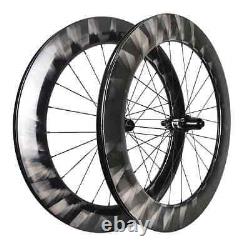 Road Gravel Bicycle Carbon Wheels 700c Disc Brake Clincher Tubeless Wheelset