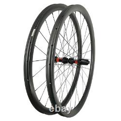 Road Gravel Bike Carbon Wheelset Bicycle Wheel DT240 Hub Disc Brake Tubeless