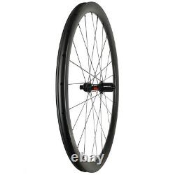 Road Gravel Bike Carbon Wheelset Bicycle Wheel DT240 Hub Disc Brake Tubeless