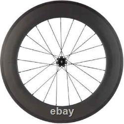 Road / Racing Bike Carbon Wheelset Basalt Brake Surface Clincher 88mm Wheels