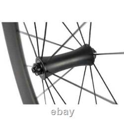 Road / Racing Bike Carbon Wheelset Basalt Brake Surface Clincher 88mm Wheels