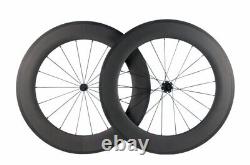 Road / Racing Bike Carbon Wheelset Basalt Brake Surface Clincher 88mm Wheels