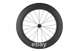 Road / Racing Bike Carbon Wheelset Basalt Brake Surface Clincher 88mm Wheels