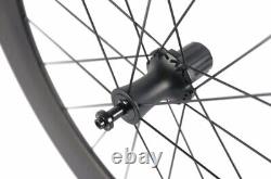 Road / Racing Bike Carbon Wheelset Basalt Brake Surface Clincher 88mm Wheels