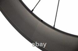 Road / Racing Bike Carbon Wheelset Basalt Brake Surface Clincher 88mm Wheels