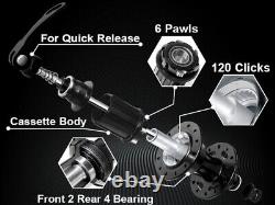 Road Racing Bike Wheelset 700C Carbon Rim Clincher/Tubeless Ready 38mm Wheels QR
